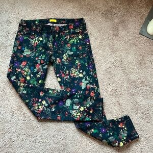 MOTHER The Looker Ankle Zip Jeans in Magical Forest